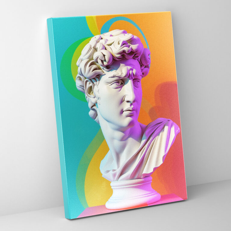 Pop Art Klasik Ev Dekorasyonu - Klasizm ve Popart Ev Dekorasyonu Kanvas Tablo Pop Art