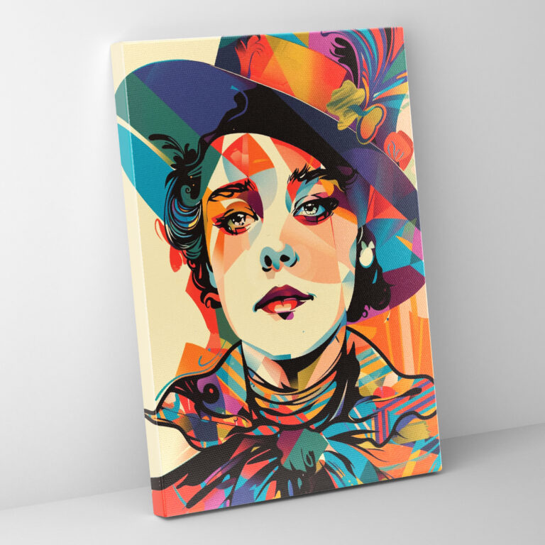 Victoryen Pop Sanat Kanvas Tablo - Klasizm ve Pop Sanat Duvar Dekorasyonu