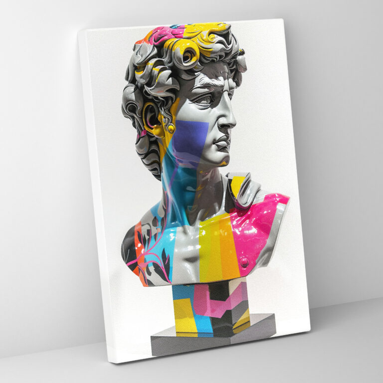 Rönesans Pop Sanatı Kanvas Tablo - Klasik ve Popart Rönesans Pop Sanat