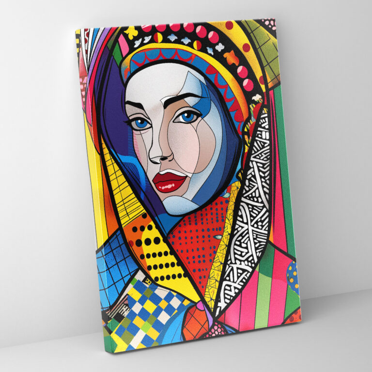 Rönesans Portresi Klasizm Pop Sanat Kanvas Tablo - Klasizm ve Pop Sanat Kanvas Tablo Kanvas Duvar Sanatı Duvar Sanatı