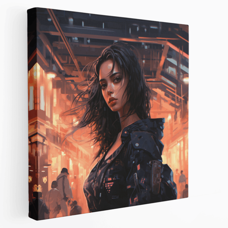 Synthwave Rüyaları Duvar Sanatı - Kanvas Tablo