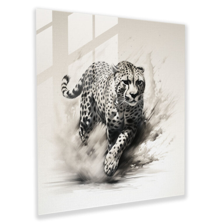 Cheetah Cam Tablo - Cheetah Cam Duvar Sanatı Güç