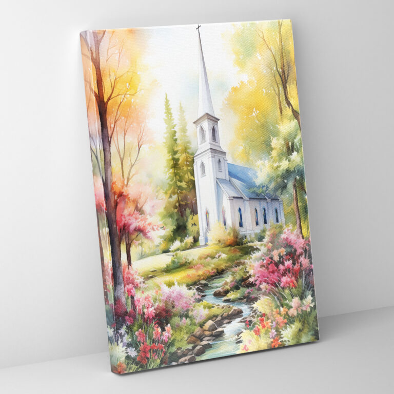 Kilise Kanvas Tablo - Kanvas Duvar Sanatı