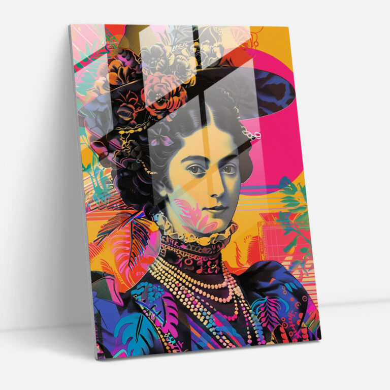 Klasik Pop Sanat Duvar Dekorasyonu - Klasikleşme ve Pop Sanatı Birleştirerek Klasikleşmeyi Pop Sanat ile Kombine Edin Cam Tablo Modern Sanat