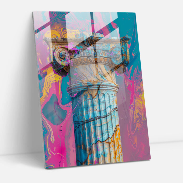 Pop Art Klasik Duvar Dekorasyonu - Klasik+Popart Modern Sanat Ev Dekorasyonu Cam Tablo