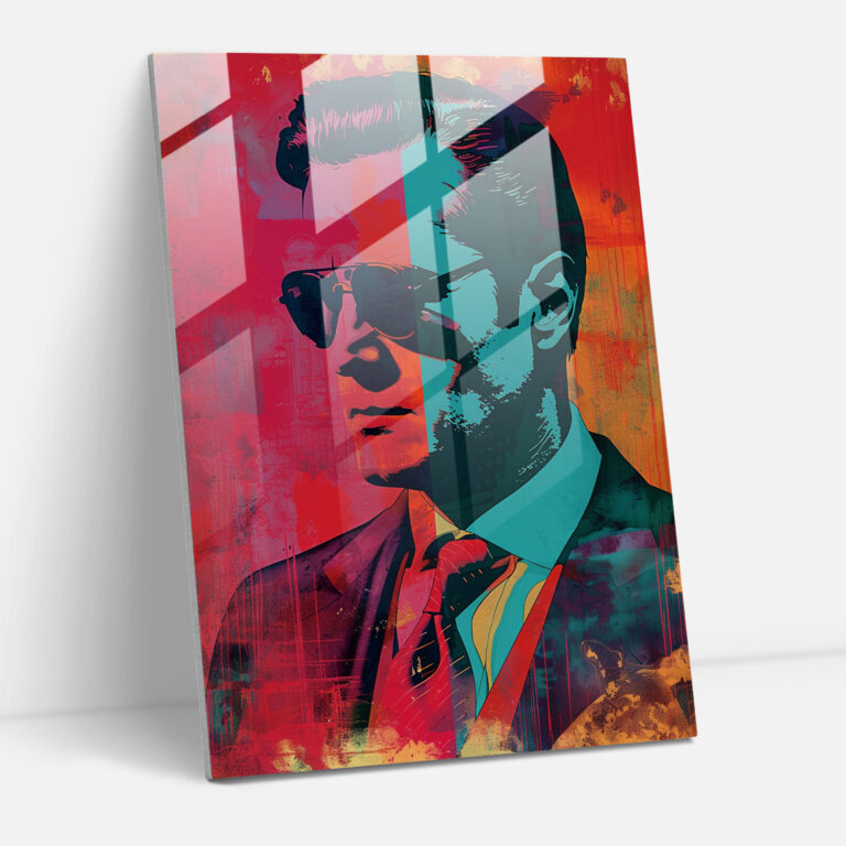 Klasik Film Posteri Cam Duvar Sanatı - Klasikizm+Popart Modern Sanat Ev Dekorasyonu Film Posteri