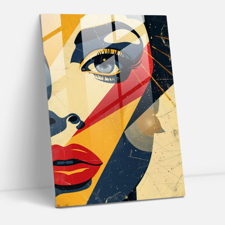 Pop Art Film Poster Cam Duvar Sanatı - Klasikizm+Popart Cam Tablo Duvar Dekorasyonu Cam Sanatı