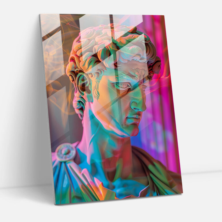 Klasizm ve Pop Art Cam Duvar Sanatı - Klasizm ve Pop Art Cam Sanat Ev Dekorasyonu