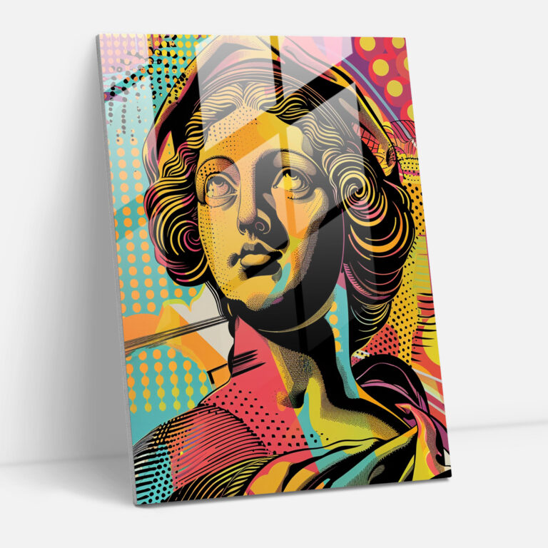 Klasik ve Pop Art Modern Sanat - Klasikizm ve Pop Art Tarzında Cam Tablo Sanatı