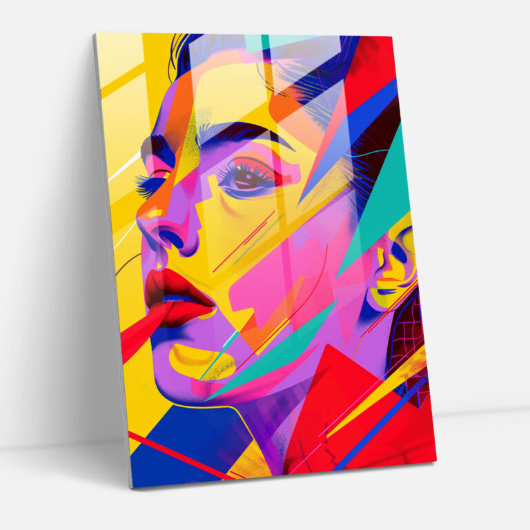 Pop Art Cam Tablo - Klasizm ve Pop Art'ı Birleştir Ev Dekorasyonu
