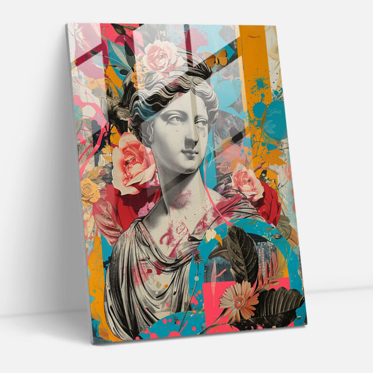 Pop Art ve Klasizm Ev Dekorasyonu - Klasizm ve Pop Art Ev Dekorasyonu Cam Tablo Kanvas Tablo