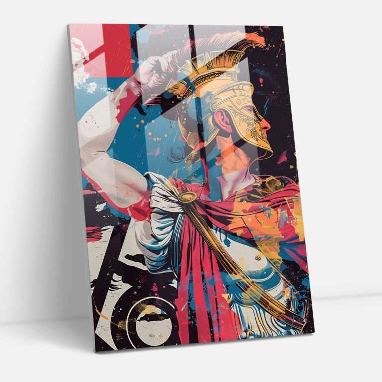 Tarihi Pop Sanat Cam Tablo - Klasikizm ve Pop Sanat Cam Tablo Modern Sanat Pop Sanat ile Klasikizm