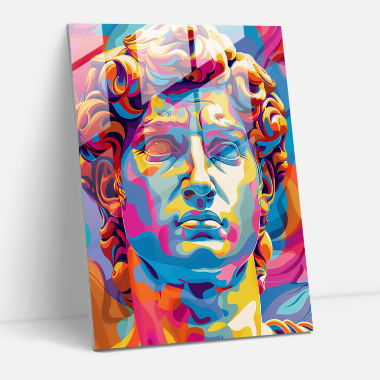 Pop Yunan Cam Sanatı - Klasikizm+Popart Modern Sanat Cam Sanatı Ev Dekorasyonu