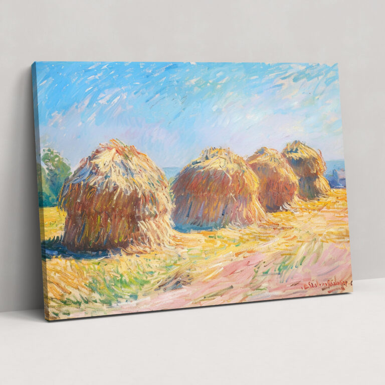 Ortancalar Öğlen Güneşi Claude Monet Kanvas Tablo - Claude Monet Duvar Dekorasyonu