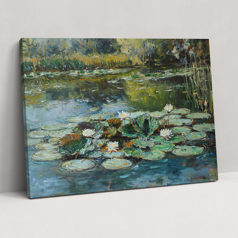 Su Zambakları Claude Monet Kanvas Tablo - Ev Dekorasyonu