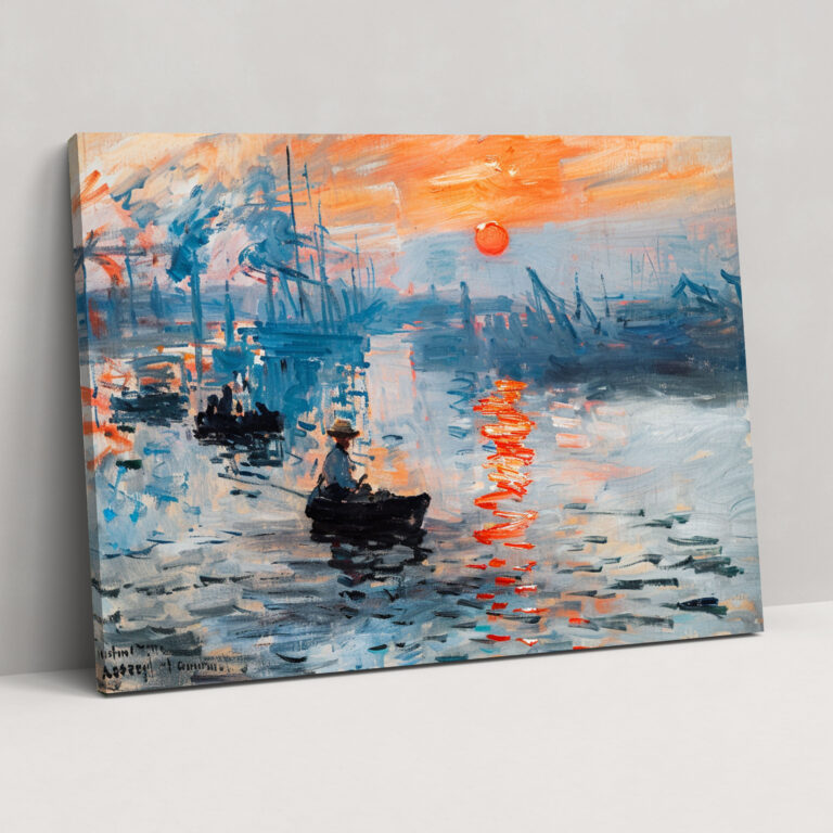 Impression Sunrise Claude Monet Duvar Sanatı - Kanvas Tablo Duvar Dekorasyonu