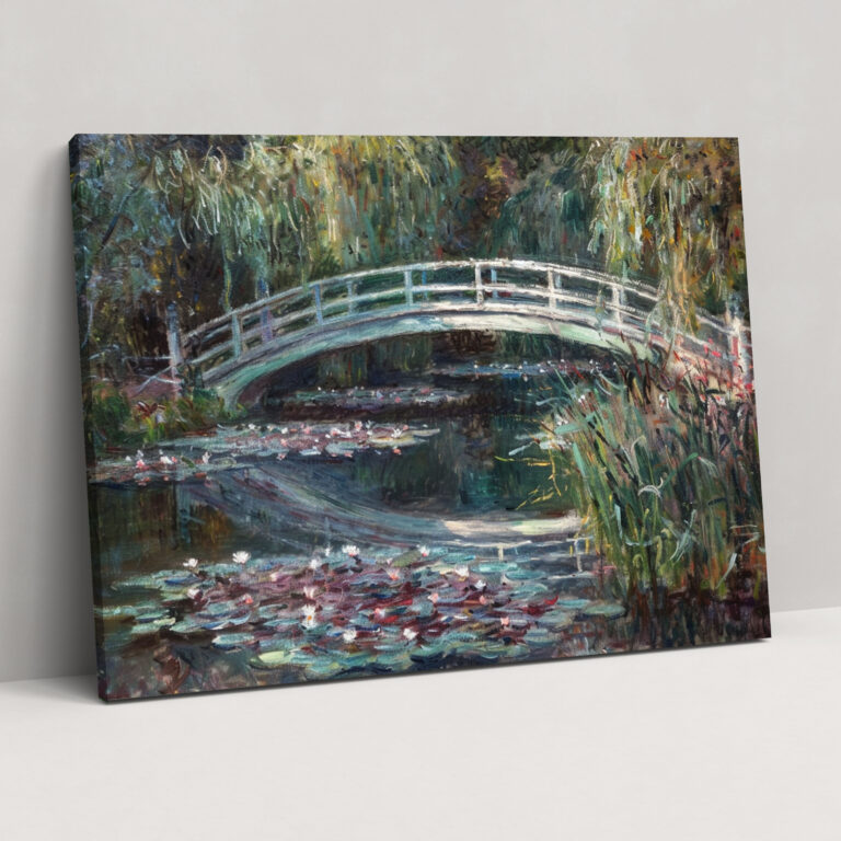 Japon Köprüsü Claude Monet Duvar Sanatı - Claude Monet Duvar Süsleme Duvar Sanatı