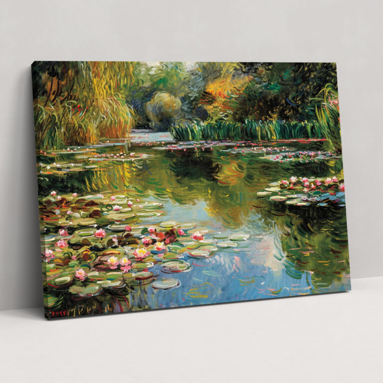 Eterik Nilüfer Bahçesi Claude Monet Kanvas Tablo - Claude Monet Duvar Sanatı Duvar Dekorasyonu Kanvas Duvar Sanatı