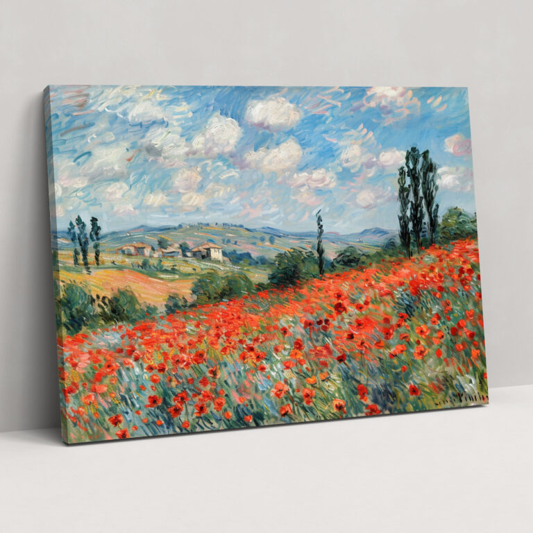 Gelincik Tarlası Claude Monet Kanvas Tablo - Claude Monet Kanvas Tablo Ev Dekorasyonu