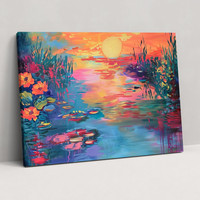 Claude Monet Bahçe Kanvas Tablo - Duvar Sanatı Kanvas Duvar Sanatı