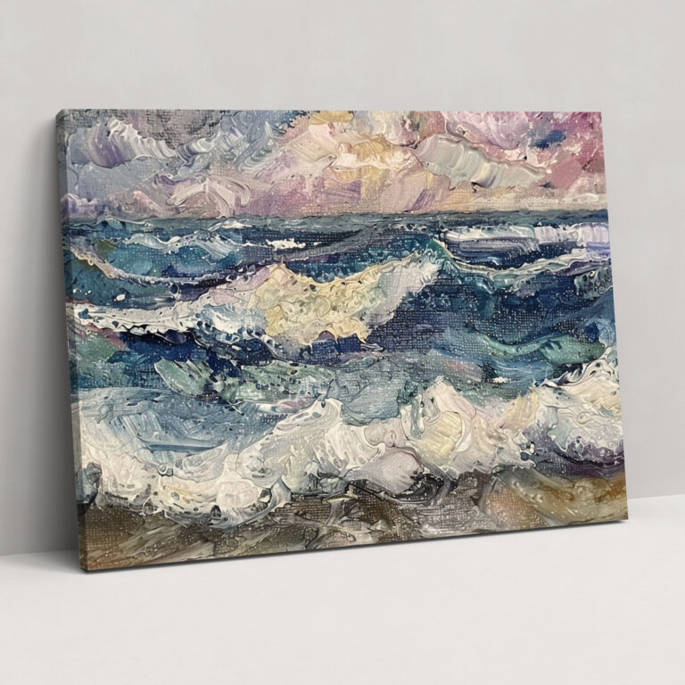 Claude Monet Deniz Manzarası Kanvas Tablo - Kanvas Duvar Sanatı