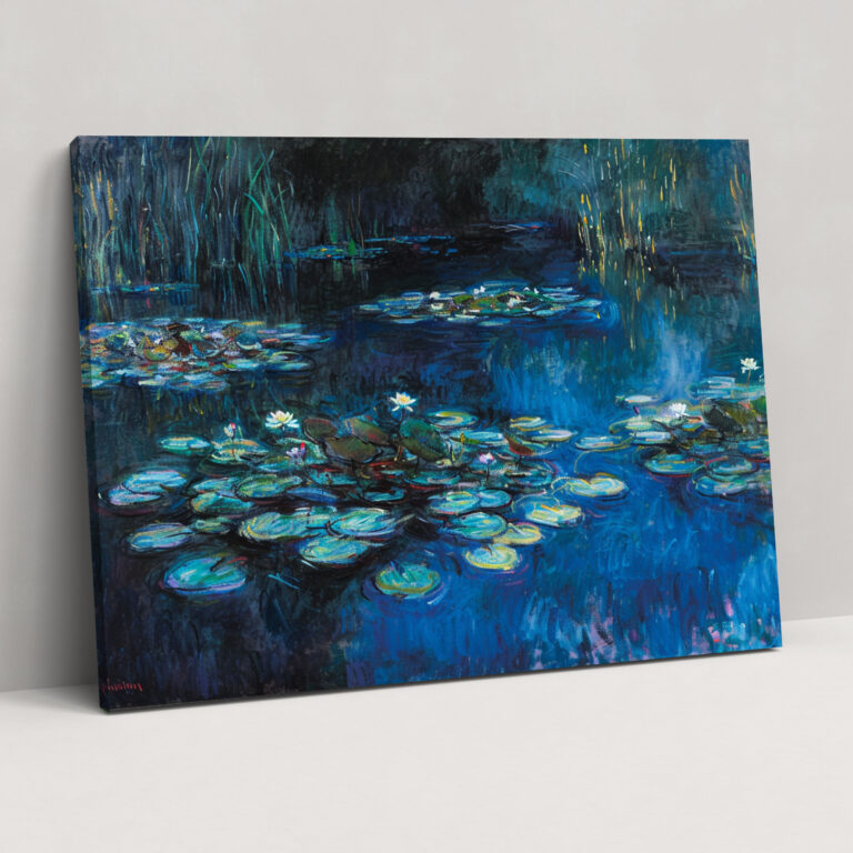 Su Zambakları Kanvas Tablo - Claude Monet Kanvas Duvar Sanatı Duvar Dekorasyonu Duvar Sanatı