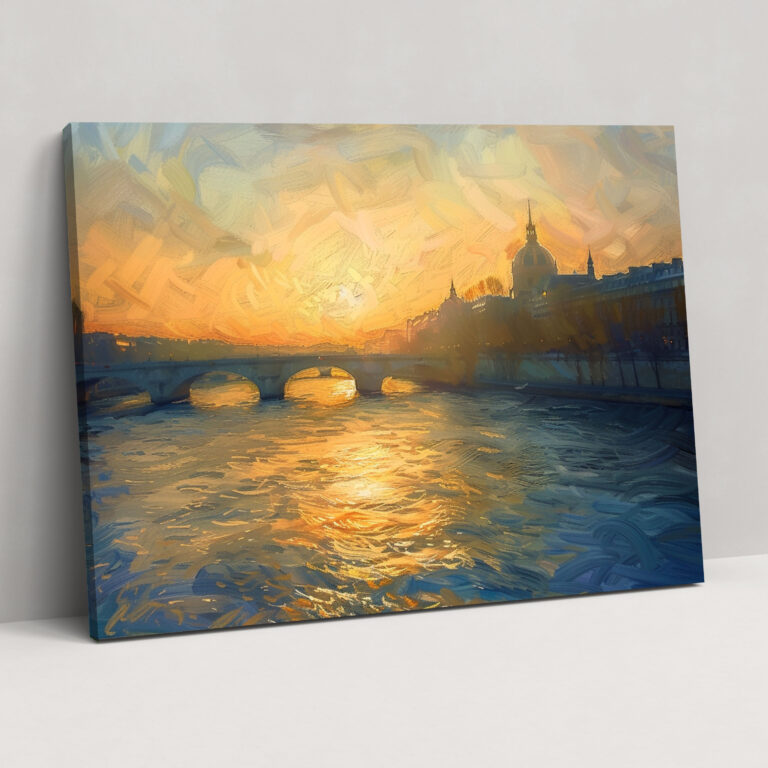Sabah Güneşi Duvar Sanatı - Claude Monet Kanvas Tablo Ev Dekorasyonu