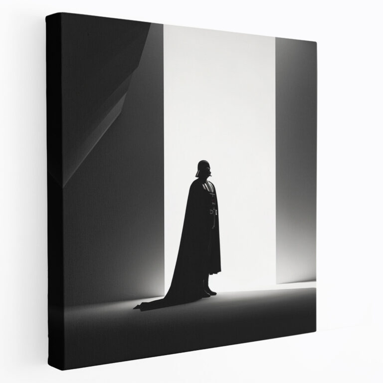 Darth Vader Minimalist Kanvas Tablo - Ev Dekorasyonu