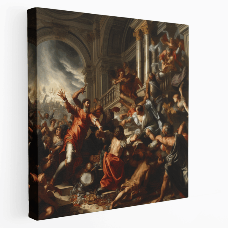 Kavga Bölümleri Kanvas Tablo