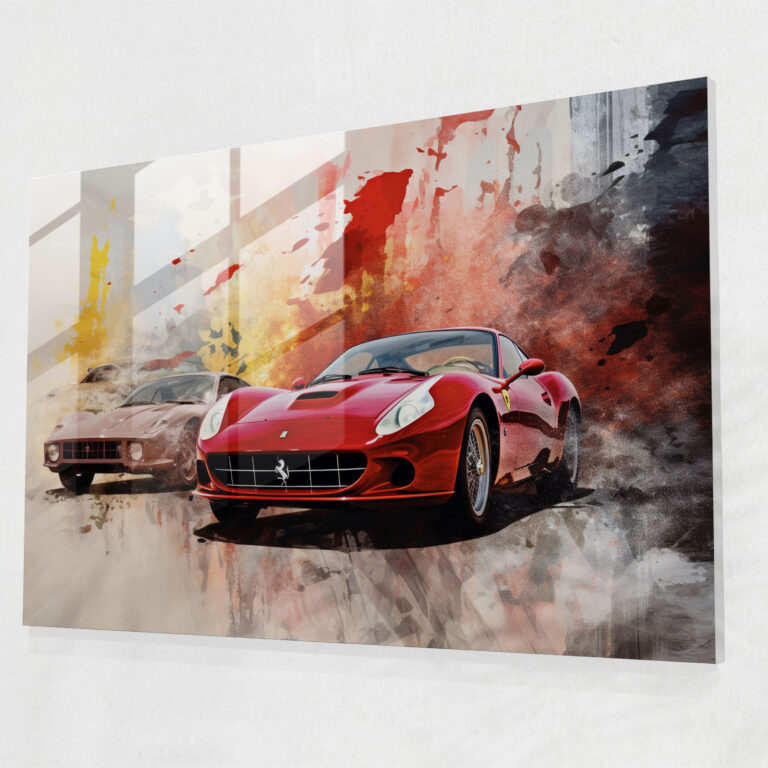 Ferrari Cam Tablo Sanatı - Çeşitli Ferrari Modellerinin Montajı