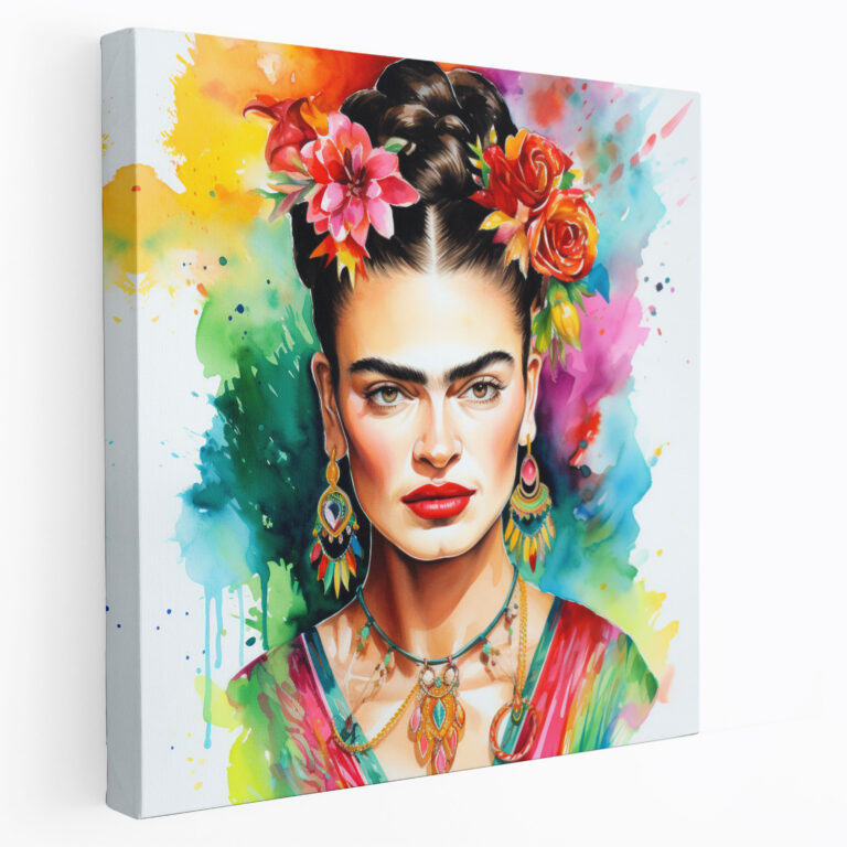 Frida Kahlo Duvar Sanatı - Ev Dekorasyonu Kanvas Tablo Duvar Dekorasyonu