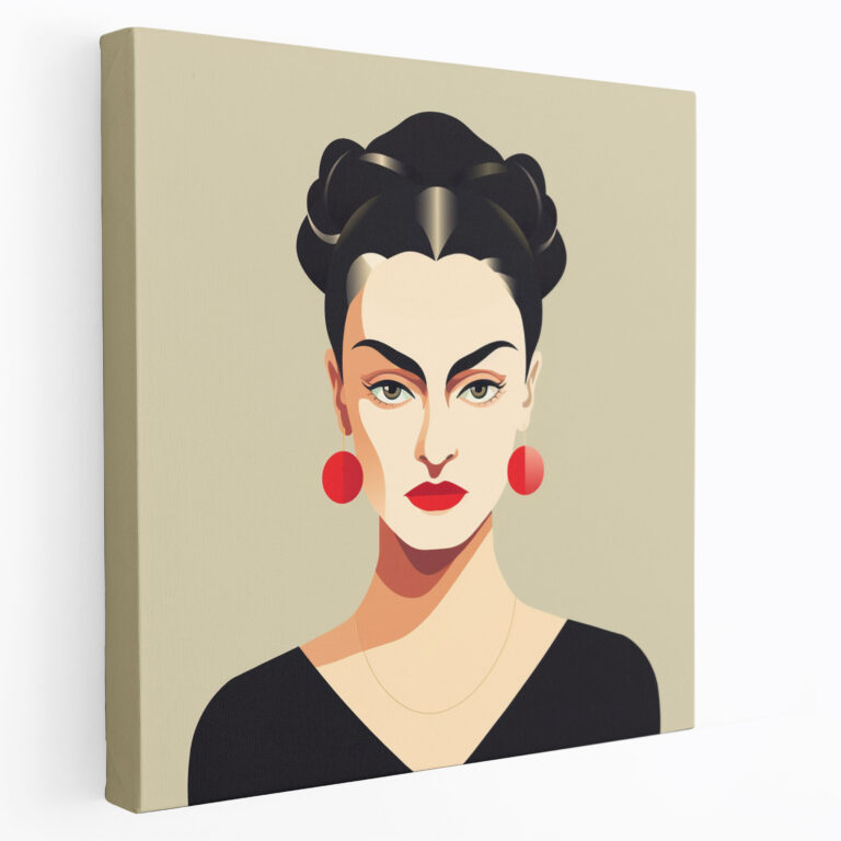 Frida Kahlo Kanvas Tablo - Minimalist Sanat Eseri