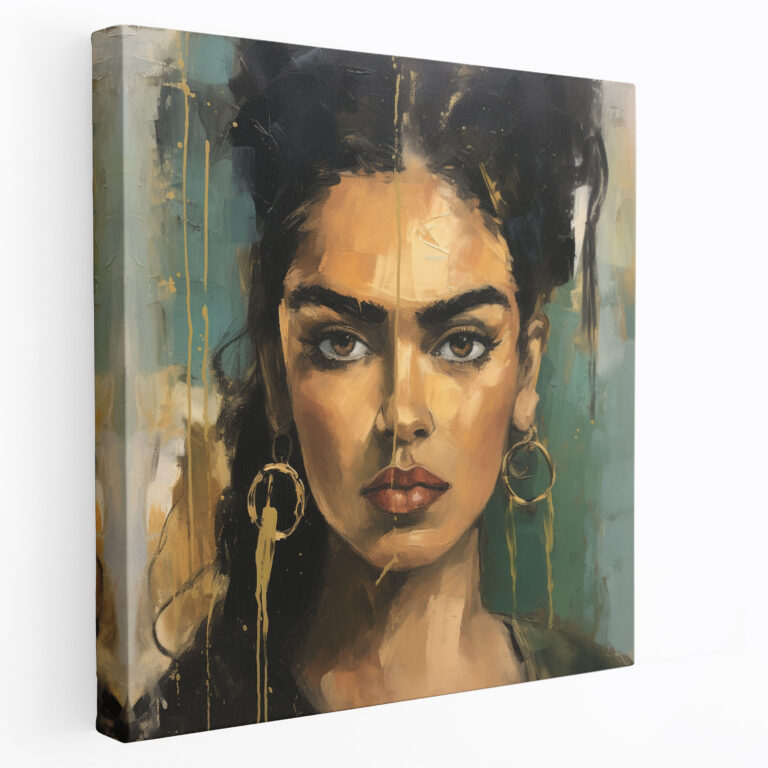 Frida Kahlo Kanvas Tablo - Duvar Dekorasyonu ve Yağlı Boya Sanatı
