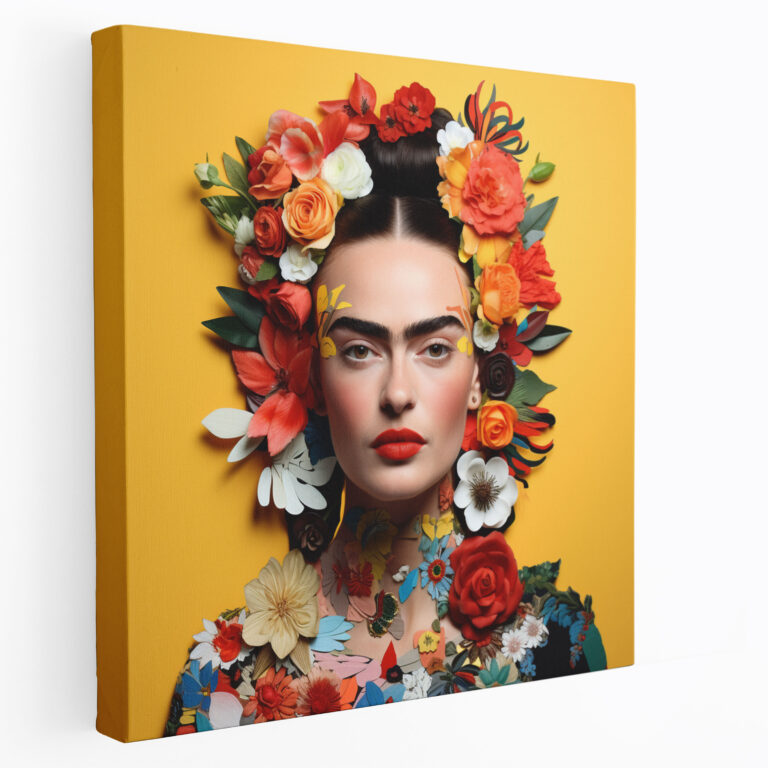 Frida Kahlo Kanvas Tablo - Ev Dekorasyonu Duvar Sanatı