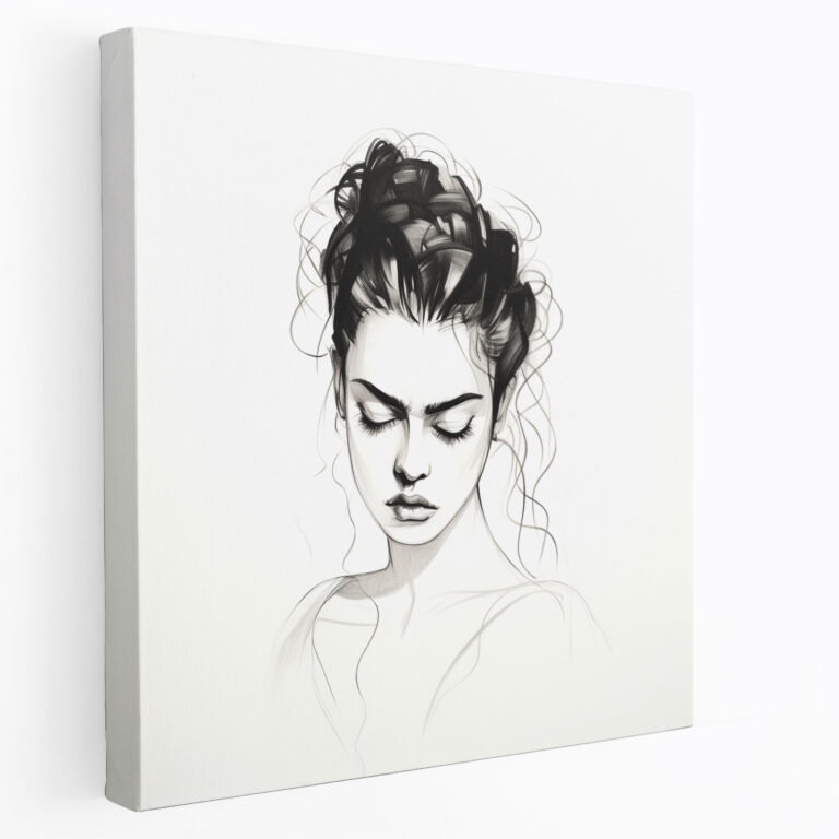 Frida Kahlo Duvar Kanvası - Frida Kahlo Kendi Gücü Duvar Sanatı Kanvas Duvar Sanatı