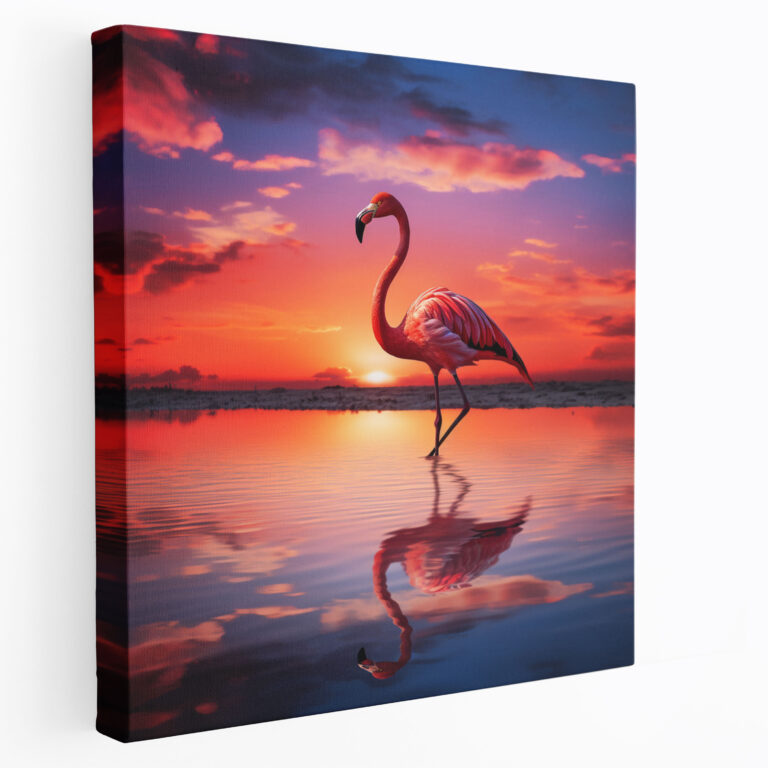 Flamingo Kanvas Tablo - Duvar Sanatı