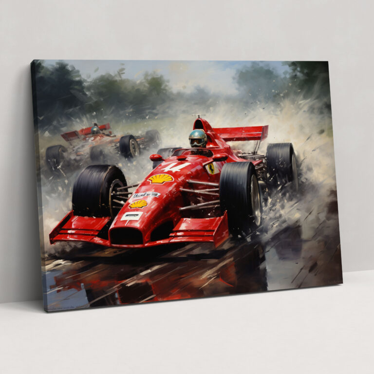 Formula 1 Hızlı Kanvas Tablo - Hız Kanvas Tablo