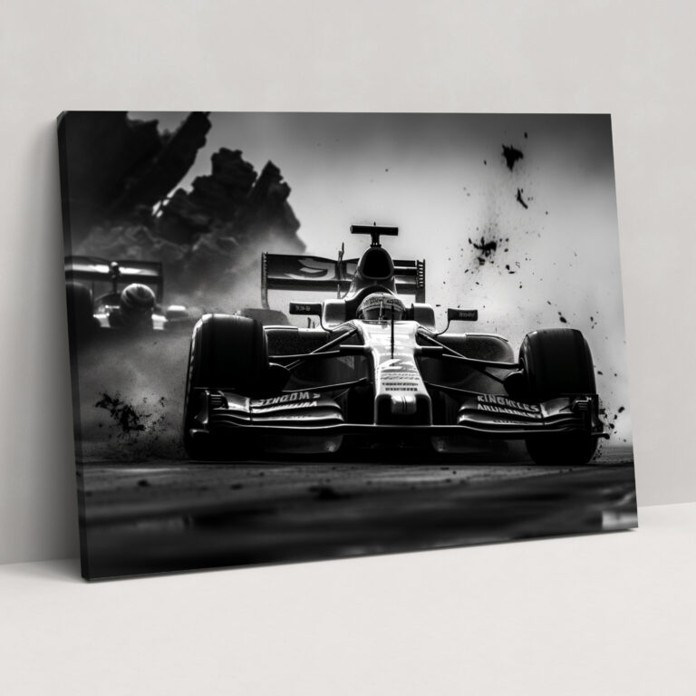Formula 1 Kanvas Tablo - F1 Duvar Sanatı Duvar Dekorasyonu Tarih