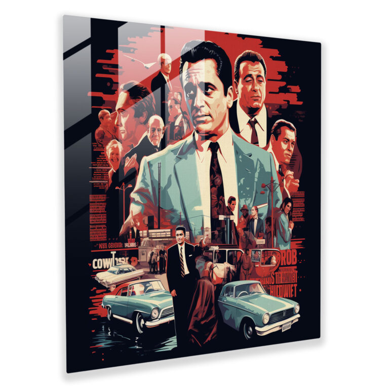 Goodfellas Cam Tablo - Duvar Dekorasyonu Pop Sanat Cam Duvar Sanatı