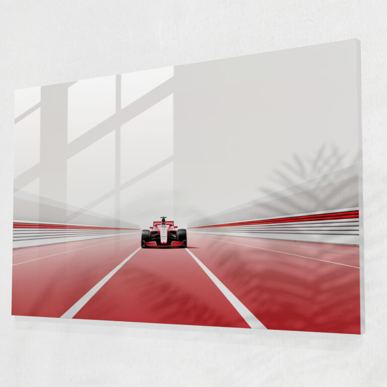 Formula 1 Duvar Dekorasyonu - Minimalist Çizgi Sanat Çok Yönlü Parça Premium Kalite
