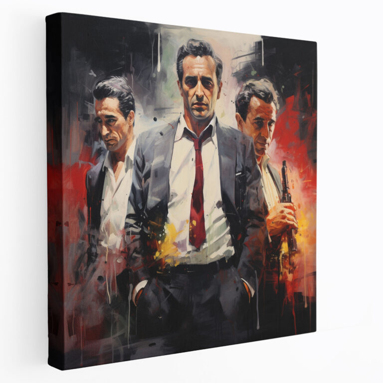 Goodfellas Soyut Resim Kanvas Tablo - Duvar Sanatı Kanvas Tablo