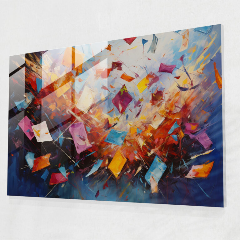 Gamble Oyun Kartları Cam Tablo - Duvar Dekorasyonu