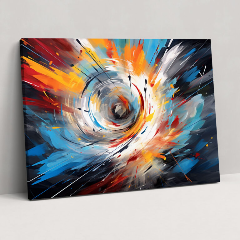 Gamble Rulet Topu Kanvas Tablo - Canlı Renkler Duvar Sanatı