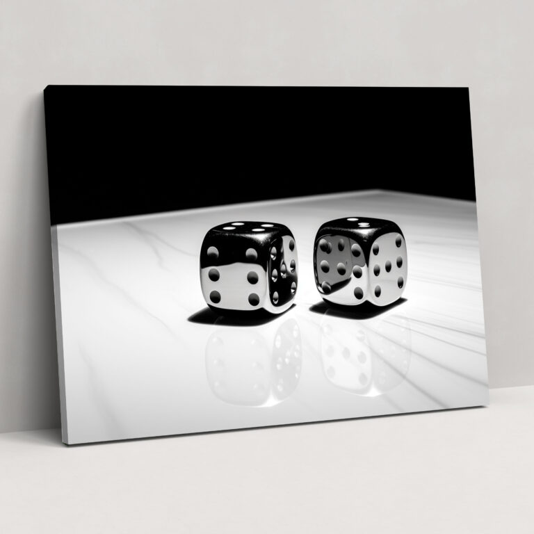 Gamble Minimalist Duvar Sanatı - Şans Ev Dekorasyonu Minimalist Fotoğraf