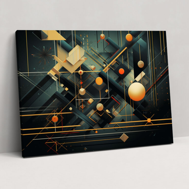 Şans Temalı Soyut Kanvas Tablo - Şans Kanvas Tablo