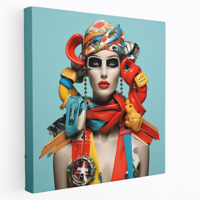 Hermes Aksesuarları Kanvas Tablo - Ev Dekorasyonu Pop Art