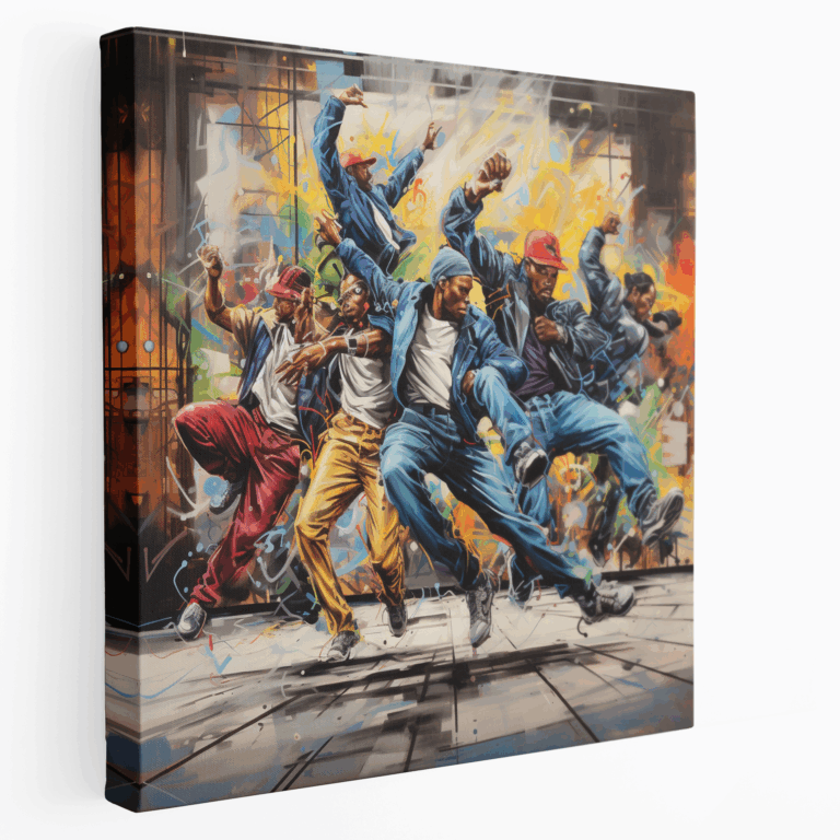 Graffiti Füzyon Kanvas Tablo Baskı