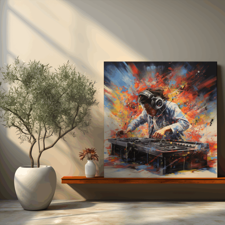 Modern DJ Mix Kanvas Tablo Baskı