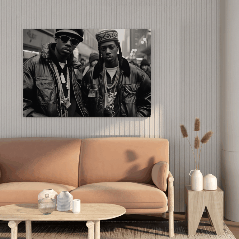 Vintage Hip Hop Efsaneleri Kanvas Tablo