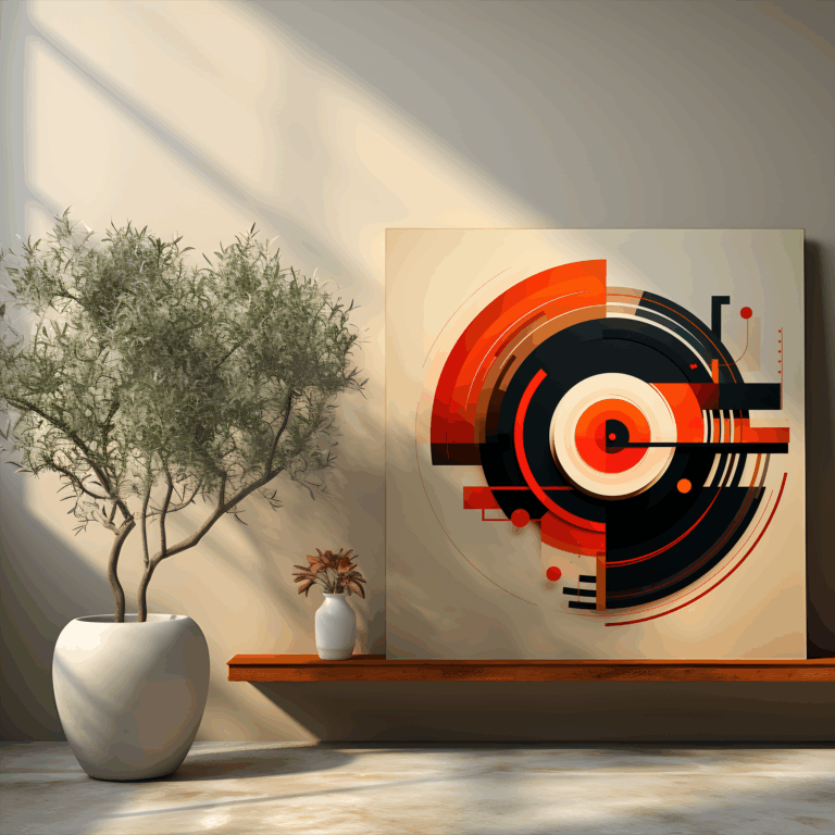 Vinyl Grooves Kanvas Tablo